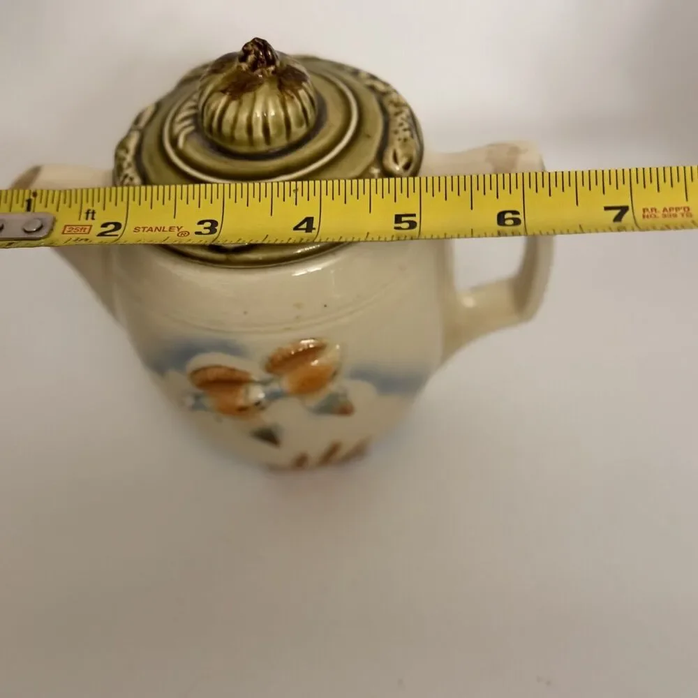 Vintage Porcelier Vitreous China Teapot – Duck Design – Rare Find!